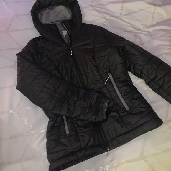 Decathlon - Black Spring Puffer Jacket - Picture 1 of 4